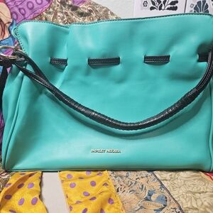 NWT Bright Turquoise Badgley Miska Shoulder Bag No Call Outs